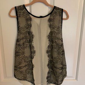 Lace Sheer Tank Blouse